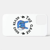 Coques Case-Mate iPhone Le jeu n'est jamais fini (Verso (horizontal))