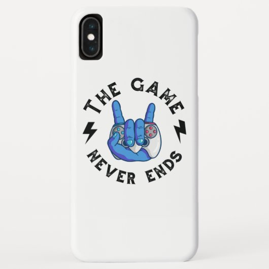 Coques Case-Mate iPhone Le jeu n'est jamais terminé (Dos)