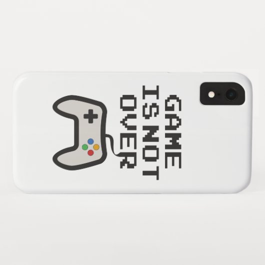 Coques Case-Mate iPhone Le jeu n'est pas terminé (Dos (Horizontal))
