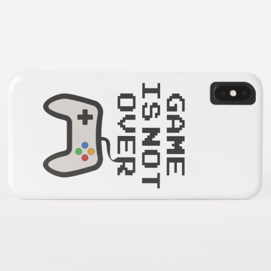 Coques Case-Mate iPhone Le jeu n'est pas terminé (Dos (Horizontal))
