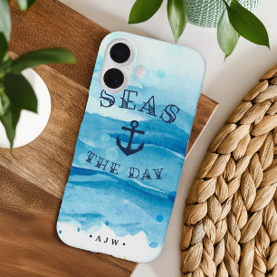 Coques iPhone 16 Le Jour des mers Monogramme