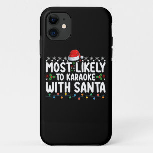 Case-Mate iPhone Case Le Karaoké Avec Noël Père Noël