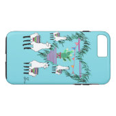 Coques Case-Mate iPhone Le lama aime le cactus (Dos (Horizontal))