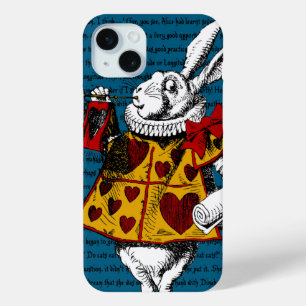 Coque iPhone 15 Mini Le lapin blanc à peine Coque-coque iphone
