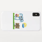 Coques Case-Mate iPhone Le lapin de Pâques souhaite un Joyeux Pâques (Dos (Horizontal))