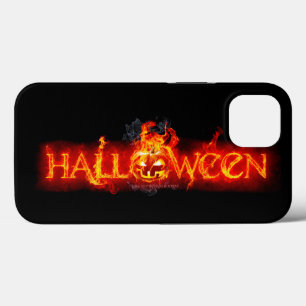 Case-Mate iPhone Case Le lettrage massif enflammé d'Halloween de Slipper