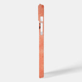 Coques Case-Mate iPhone LE LION DU CAP MENANT VERS LE BAS, Rose, Monogramm (Verso / Gauche)