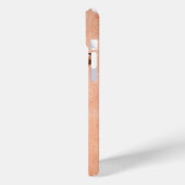 Coques Case-Mate iPhone LE LION DU CAP MENANT VERS LE BAS, Rose, Monogramm (Verso / Gauche)