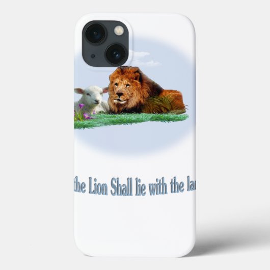 Coques Case-Mate iPhone Le lion et l'agneau (Verso)