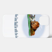 Coques Case-Mate iPhone Le lion et l'agneau (Verso (horizontal))