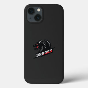 Case-Mate iPhone Case le logo du dragon sur un arrière - plan noir