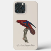 Coques Case-Mate iPhone Le Lori a franges bleues (Verso)