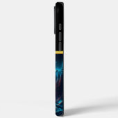 Coques Case-Mate iPhone Le loup hurle près d'une cascade éclatante (Verso / Gauche)