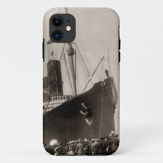 Coques Case-Mate iPhone Le Lusitania de RMS arrive New York City 1907 (Dos)