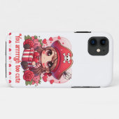 Coques Case-Mate iPhone Le magnifique pirate de la Saint Valentin (Dos (Horizontal))