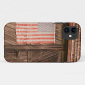 Coques Case-Mate iPhone Le Maine, drapeau américain fané sur la porte de (Dos (Horizontal))