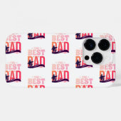 Coques Case-Mate iPhone Le Meilleur Papa du Monde (Verso (horizontal))