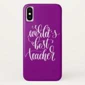 Coques Case-Mate iPhone Le meilleur professeur du monde (Dos)