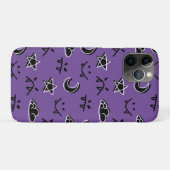 Coques Case-Mate iPhone Le mignon Demon affronte l'étoile de la lune de nu (Dos (Horizontal))