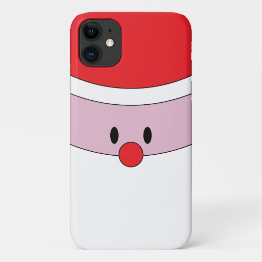 Coques Case-Mate iPhone Le mignon Père Noël (Dos)