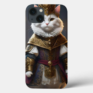 Case-Mate iPhone Case "Le Monarque Majestic : Le Chat Blanc Regal à Robe