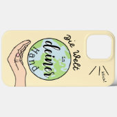 Coques Case-Mate iPhone Le monde dans ta main (Verso (horizontal))