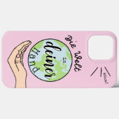 Coques Case-Mate iPhone Le monde dans ta main (Verso (horizontal))