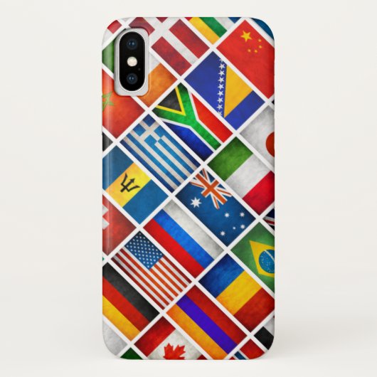 Coques Case-Mate iPhone Le monde marque la caisse d'Iphone X (Dos)