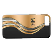 Coques Case-Mate iPhone Le monogramme des hommes frais (Dos (Horizontal))