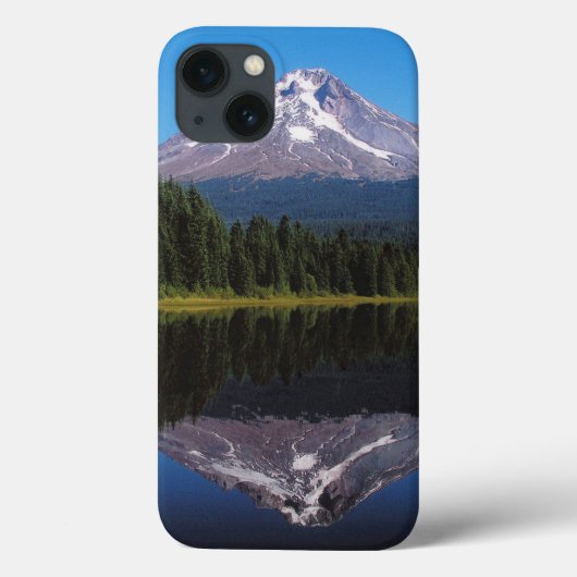 Coques Case-Mate iPhone Le mont Hood reflété dans le lac (Verso)
