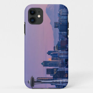Etui iPhone Case-Mate Le mont Rainier à l'arrière-plan