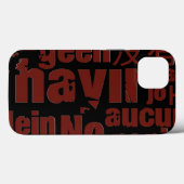 Coques Case-Mate iPhone Le mot "Non" dans différentes langues (Verso (horizontal))