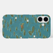 Coques Case-Mate iPhone Le Motif blanc Lotus Alligator Waters (Verso (horizontal))