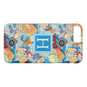 Coques Case-Mate iPhone Le motif | d'amusement d'été ajoutent votre (Dos (Horizontal))