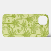 Coques Case-Mate iPhone Le Motif des palmiers verts (Verso (horizontal))