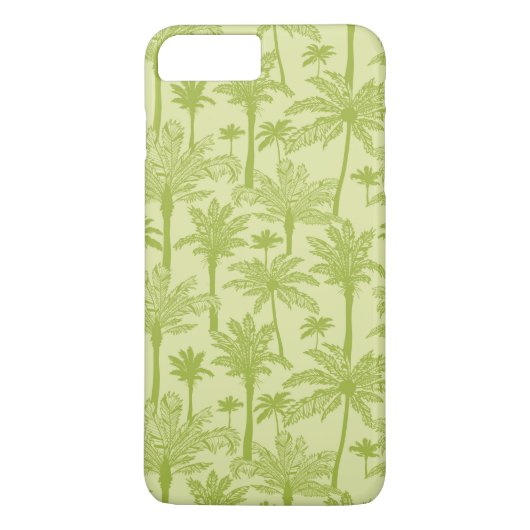 Coques Case-Mate iPhone Le Motif des palmiers verts (Dos)