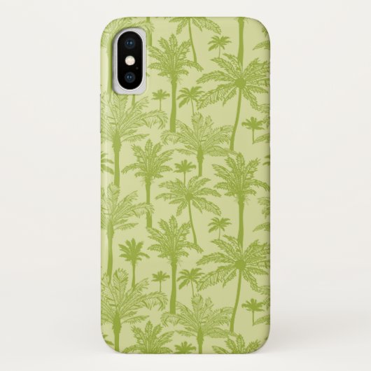 Coques Case-Mate iPhone Le Motif des palmiers verts (Dos)