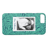 Coques Case-Mate iPhone Le motif tropical | de feuille ajoutent votre (Dos (Horizontal))