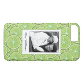 Coques Case-Mate iPhone Le motif vert | de chaux ajoutent votre photo (Dos (Horizontal))