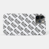 Coques Case-Mate iPhone "Le nom de Gary dans une vérification dimensionnel (Dos (Horizontal))