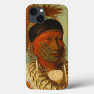iPhone 13 Case Le nuage blanc, chef principal de l'Iowas
