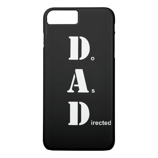 Coques Case-Mate iPhone Le PAPA, font comme dirigé (Dos)