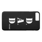 Coques Case-Mate iPhone Le PAPA, font comme dirigé (Dos (Horizontal))