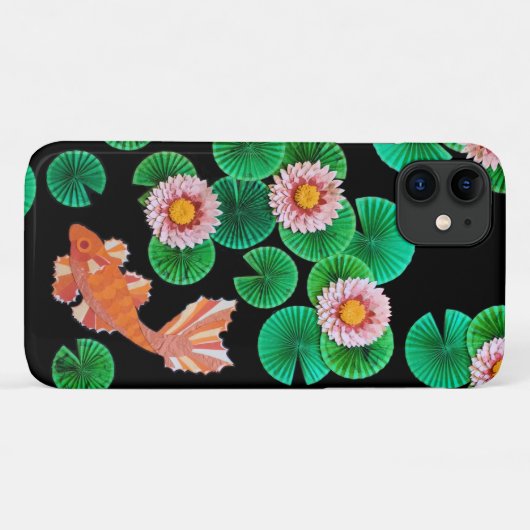 Coques Case-Mate iPhone Le papier Koi Pond (Dos (Horizontal))