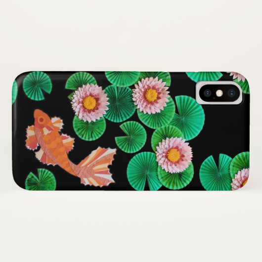 Coques Case-Mate iPhone Le papier Koi Pond (Dos (Horizontal))