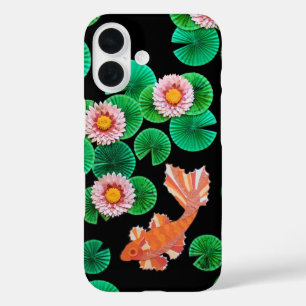 Coques iPhone 16 Le papier Koi Pond