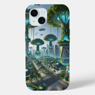 Coque Pour iPhone 15 Le paradis bioluminescent