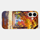 Coques Case-Mate iPhone Le parc d'automne cosy (Verso (horizontal))