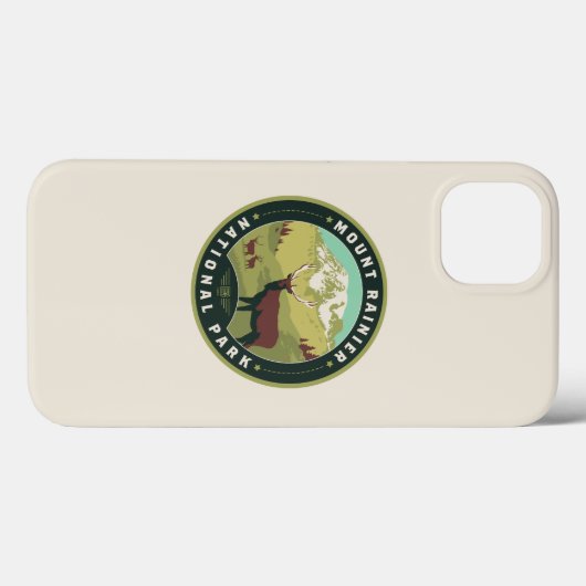Coques Case-Mate iPhone Le Parc national du Mont Rainier (Verso (horizontal))