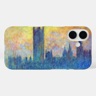Coques iPhone 16 Le Parlement de Londres en hiver de Claude Monet